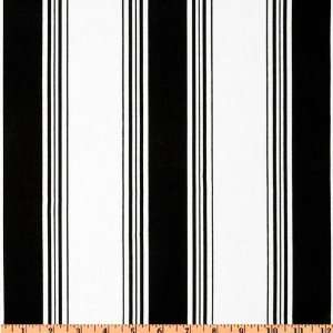  56 Wide Premier Prints Accord Stripe Twill Black Fabric 