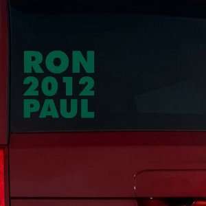 Ron Paul 2012 Window Decal (Forest Green)