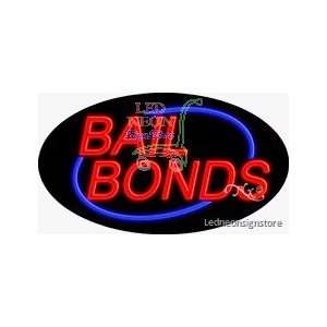  Bail Bonds Neon Sign 17 Tall x 30 Wide x 3 Deep 