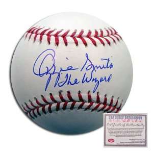  Ozzie Smith Autographed Ball   Rawlings The Wizard Sports 