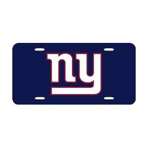  New York Giants Blue Laser Cut License Plate Sports 