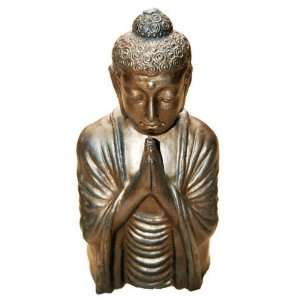  Hand Crafted Praying Buddha 15.5 Tall