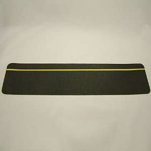   Anti Slip Cleats 6 in. x 24 in. (Black with Single Yellow Stripe