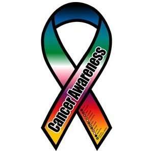 Cancer Awareness Rainbow Ribbon 8 Car Magnet Automotive