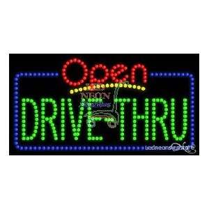  Drive Thru LED Business Sign 17 Tall x 32 Wide x 1 Deep 