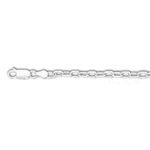   Silver 18 Inch X 3.5 mm Anchor Chain Necklace   JewelryWeb Jewelry