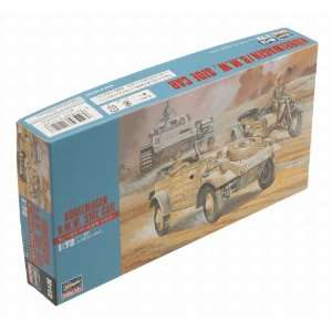  Hasegawa 1/72 Kubelwagen and BWM Motorcycle with Sidecar 