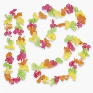 Bright Neon Leis   Costumes & Accessories & Leis and Hula 