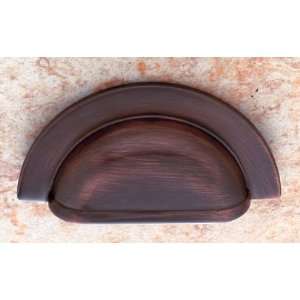 JVJHardware 30312 Classic 3 in. Center to Center Smooth Cup Pull   Old 