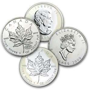  1 oz Silver Canadian Maple Leaf   (Culls) 