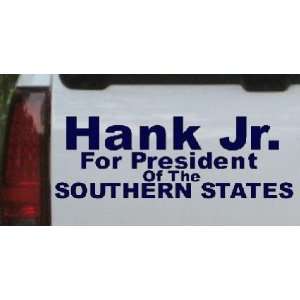 Navy 52in X 18.2in    Hank Jr For President Southern States Country 