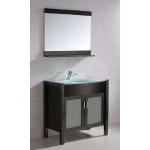 LUXExclusive Single Sink Bathroom Vanity VR LUX 3096. 35.5L x 21.3W 