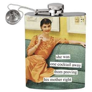  Anne Taintor   One Cocktail Away Flask