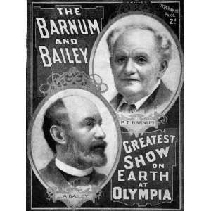  The Barnum and Bailey Show Programme, 1897 Stretched 