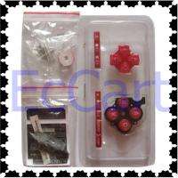 Full Housing PSP 3000 3001 Red Shell Case Cover Faceplate Buttons 