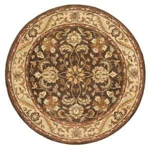  Continental Rug Company Meadow Breeze Brown Oriental Round 