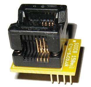 SOIC / SOP TO DIL ADAPTER 150mil 8 WAY ((UK))  