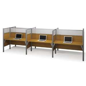  Six Face to Face Workstations w/Acrylic Glass Everything 