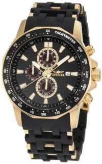 Invicta 1931 Mens Sea Spider Chronograph 18K Gold Plated SS Watch 
