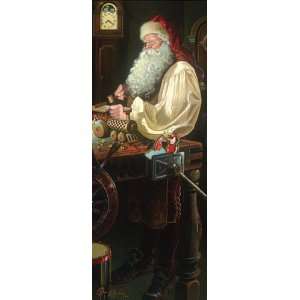  Dean Morrissey   Father Christmas The Workshop Canvas 
