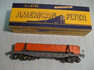 627 AMERICAN FLYER C & N.W. GIRDER FLAT CAR   