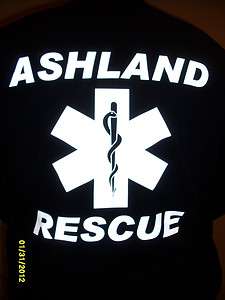 EMT/Paramedic Rescue Sweatshirt 3M Scotchlite Reflective 5807 Free 