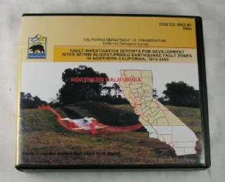 CGS CD 2003 01 Fault Reports Nor California 1974 2000  