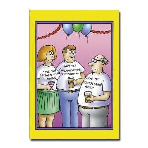  Disappearing Yout   Humorous Cartoon Birthday Greeting 