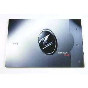  2003 03 NISSAN 350Z 350 Z BROCHURE 