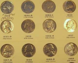 1938 1978 P D S, High Grade Jefferson Nickel Collection  