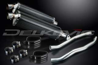 06 07 ZX14 ZX1400 Tri Oval Carbon 13 Mufflers Exhausts  