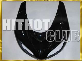 FOR KAWASAKI ZX10R 06 07 FAIRING BLACK PLASTICS 1W620  