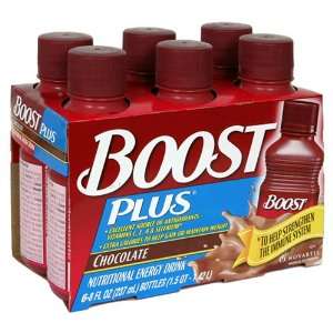 Boost Plus Nutritional Energy Drink, Chocolate, 6  8 Ounce Bottles 