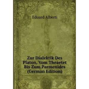  Zum Parmenides (German Edition) (9785874179724) Eduard Alberti Books