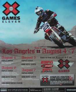  time Supercross Champion Jeremy McGrath on this 2005 X Games poster