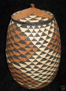 Exceptional Collectors Museum African Zulu Beer Basket  