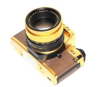 Leica R4 Gold + 11,4/50 mm Summilux R  