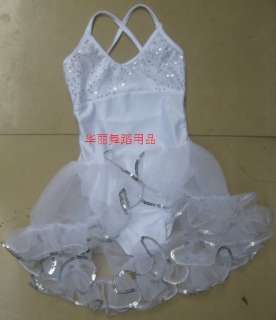 Girls Child Tutu Leotard Dance Ballet Dress Skirt 4 6/T  