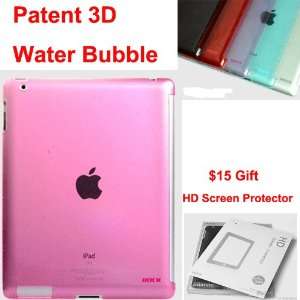  Rock 3D Water Bubble Hard Case for Ipad 2 / iPad 3 / New 