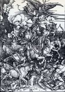 Albrecht Durer Poster Four Horsemen Of The Apocalypse  