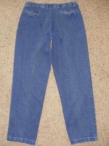 0224* Dockers Size 38/34 Blue Jeans 38x34 Pleated Pants  