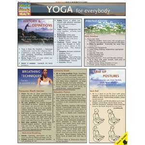  Yoga For Everybody, Laminated Giude, sold by 100 Health 