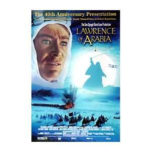    LAWRENCE OF ARABIA (40TH ANNIVERSARY) Movie Poster