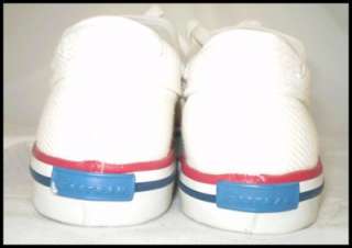 vtg 60s womens canvas deck shoes sneekers white 10.5 M  
