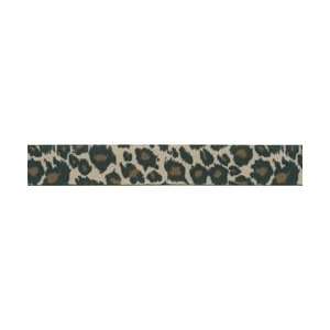  New   Animal Print Grosgrain Ribbon 7/8X30 Yards   Leopard 