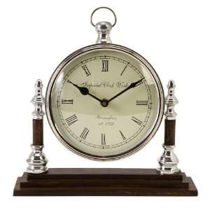   Watch Mantel Shelf Clock with Roman Numeral Face