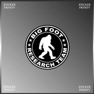 Big Foot Sasquatch Yeti Research Team Funny Design Vinyl Decal Sticker 