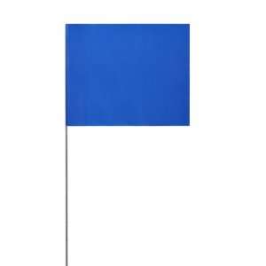 Presco 4530 Safety Flag, 5 Overall Length, 4 Overall Width, Blue 