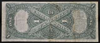 1917 United States One Dollar Note VF  
