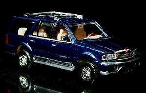 1998 Lincoln Navigator MOTORMAX Diecast 124 Scale   Blue  